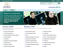 Tablet Screenshot of courses.dkit.ie