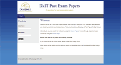 Desktop Screenshot of exampapers.dkit.ie